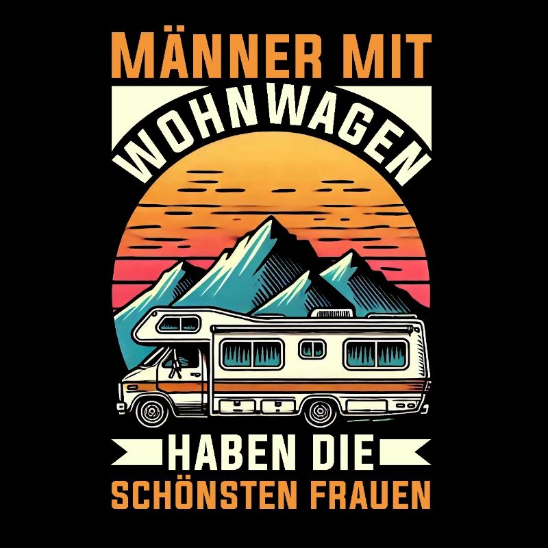 Camper Wohnwagen Lagerfeuer Campingurlaub