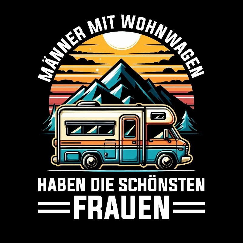 Camper Wohnwagen Lagerfeuer Campingurlaub
