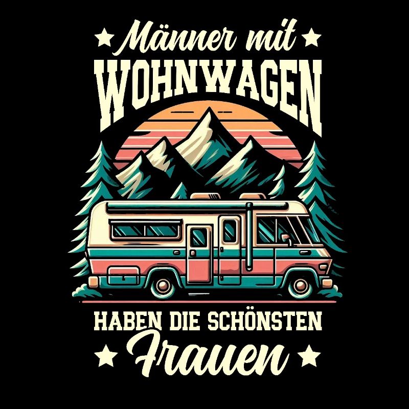 Camper Wohnwagen Lagerfeuer Campingurlaub