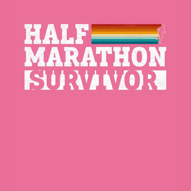 Halbmarathon Überlebender - Halbmarathon Läufer