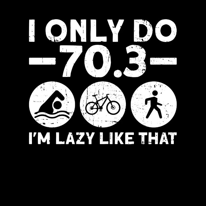 Halb-Triathlon Training Triathlet Lustig