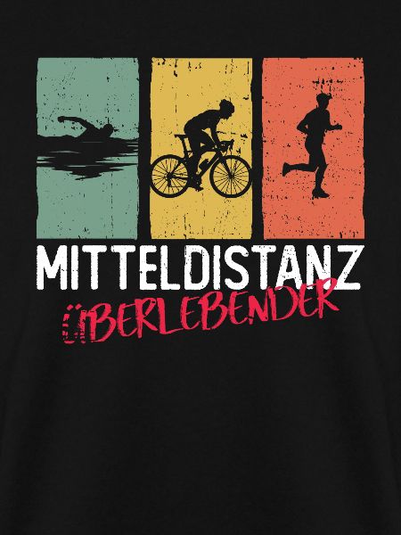 Mitteldistanz Überlebender - Triathlon