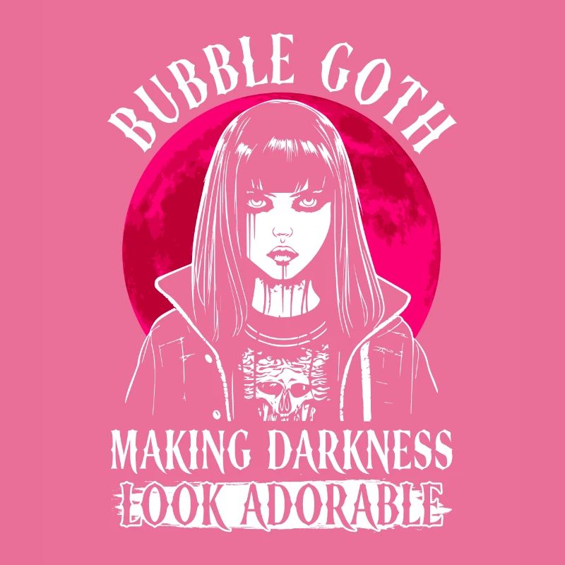 Bubble Goth darkness looks adorable - Goth