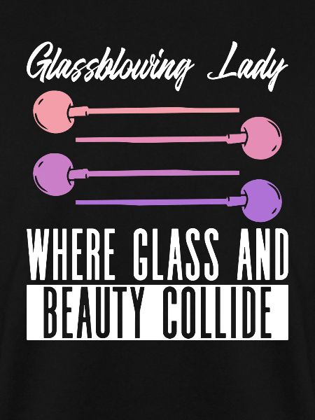 Glassblowing Lady Glasbläser