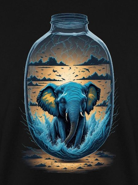 Elefant Flasche