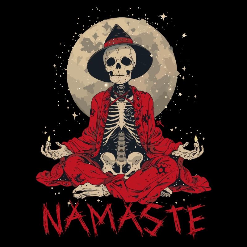 Skull - Namaste