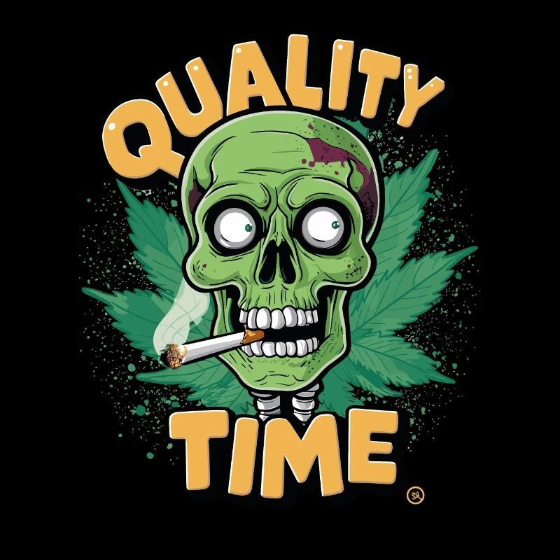 Skull Kiffer - Quality Time, Totenkopf