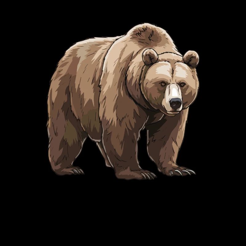 Grizzli Ours brun