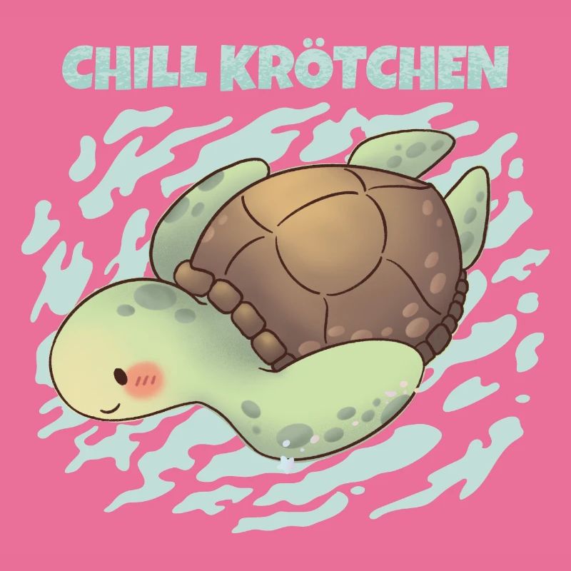Chill Krötchen Schildkröte Chillen Turtle Relax