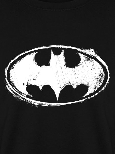 Batman Logo White Chalk
