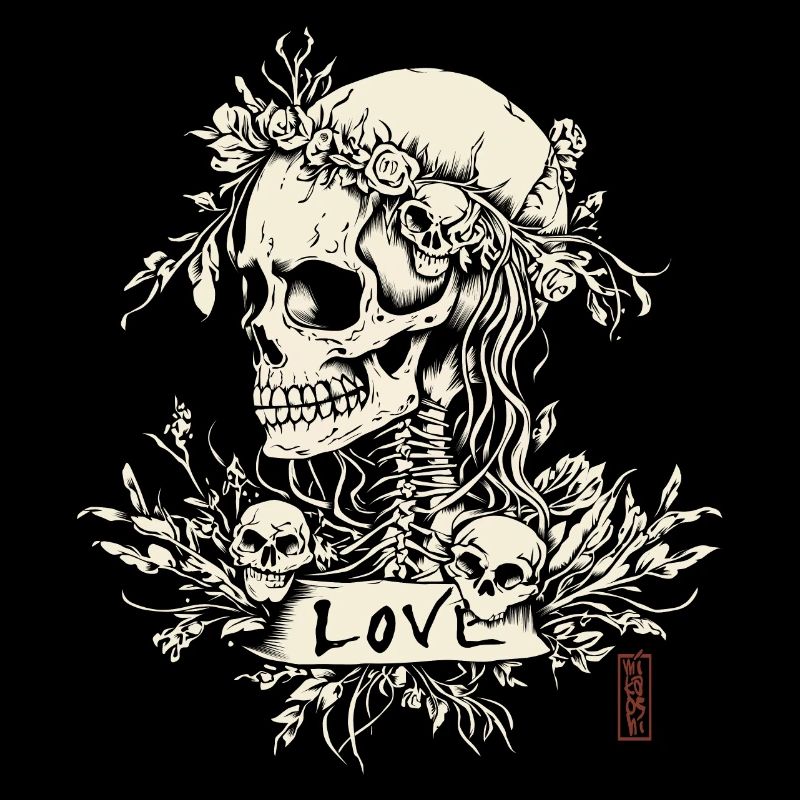 Rose Skull