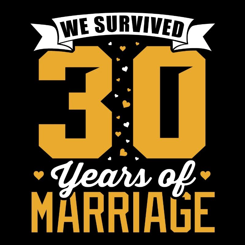 30 ans de mariage Anniversaire Survivant mariage