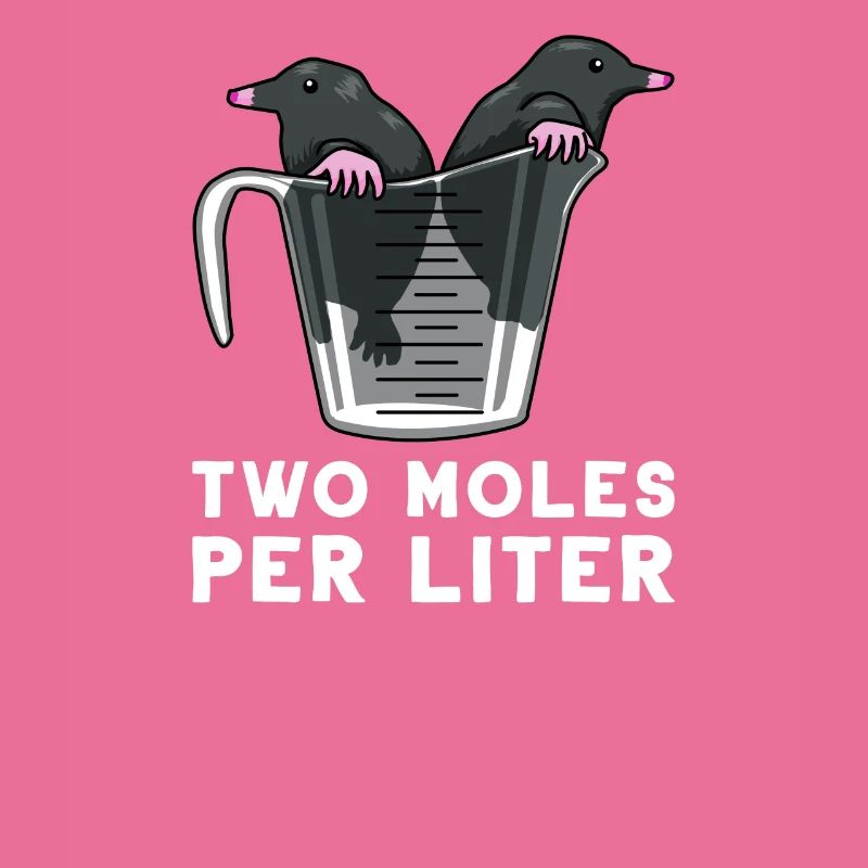 Mole Mole per Liter Chemistry Physics Gift