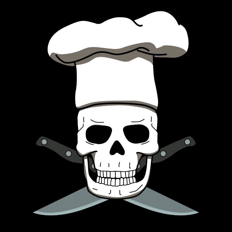Chef Skull Chef Chef Cuisine Cuisine