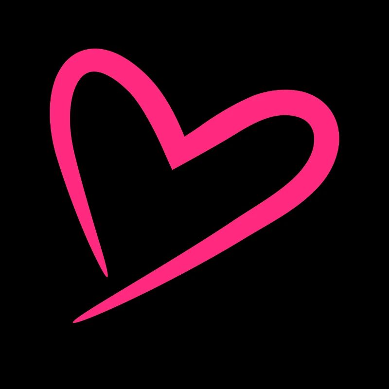 Herz in Rosa