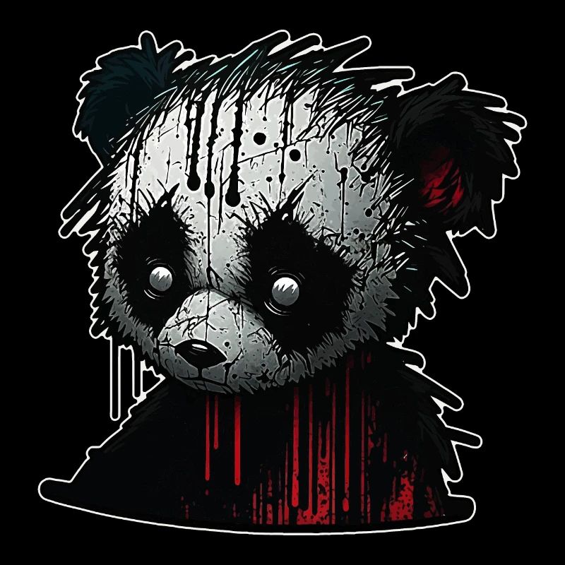Spooky sad Panda