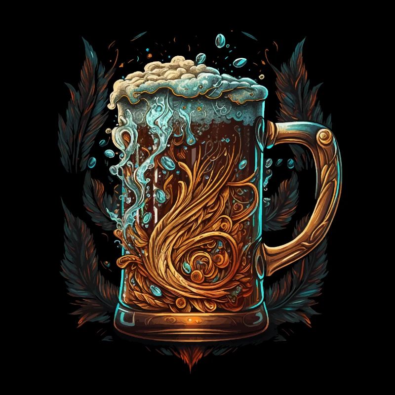 Drinking beer