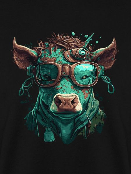 A steampunk cow
