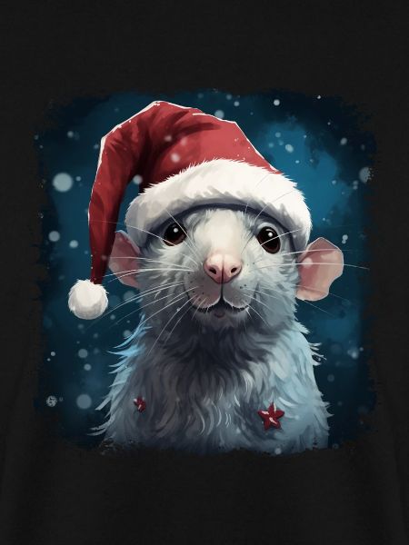 Coole Weihnachtspunk Ratte