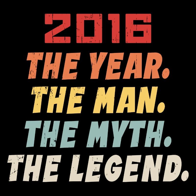 2016 Geburtstagsgeschenk, die Legenden geboren 2016