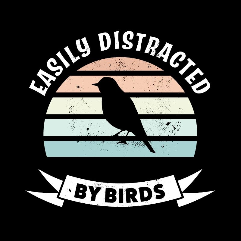 Facilement distrait par les oiseaux - Observation des oiseaux Birder