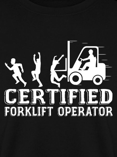 Zertifizierter Gabelstaplerfahrer