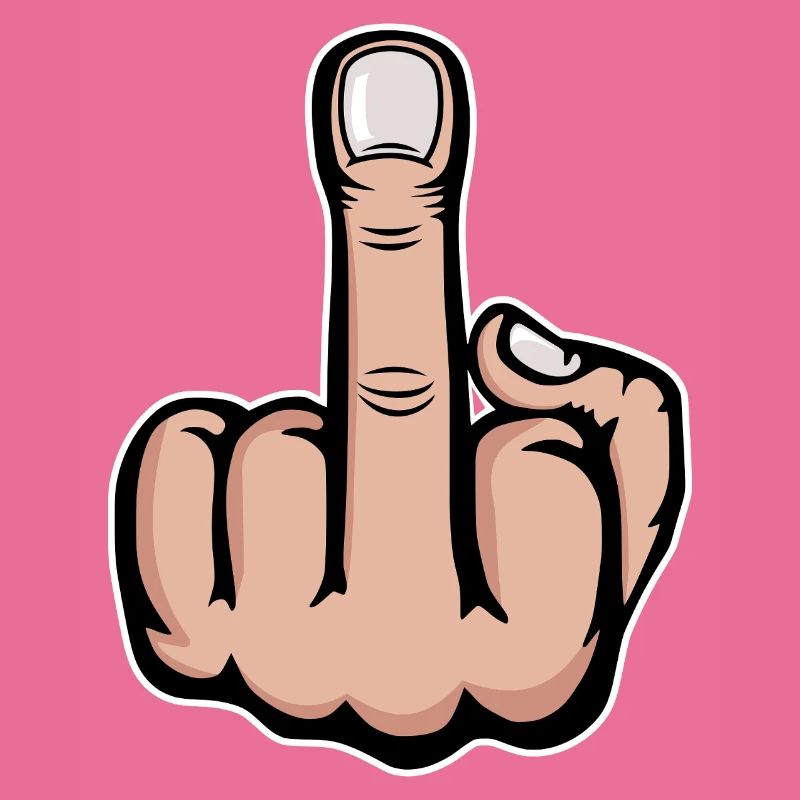 Mittelfinger Stinkefinger Design