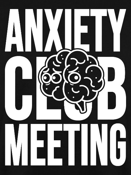 Anxiety Club Meeting with Brain
