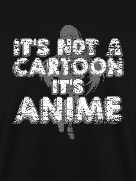 Anime Not a comic