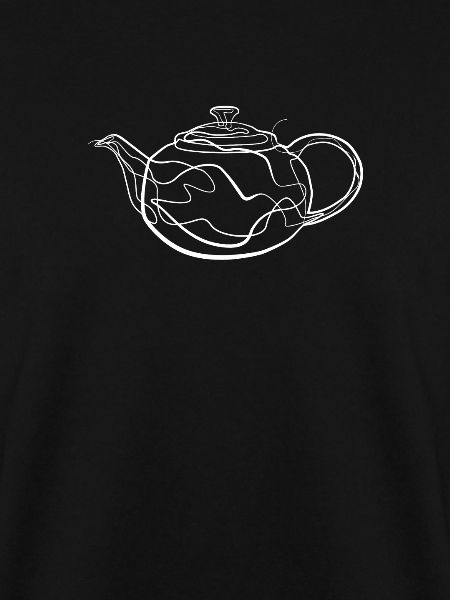 Teekanne - one line drawing