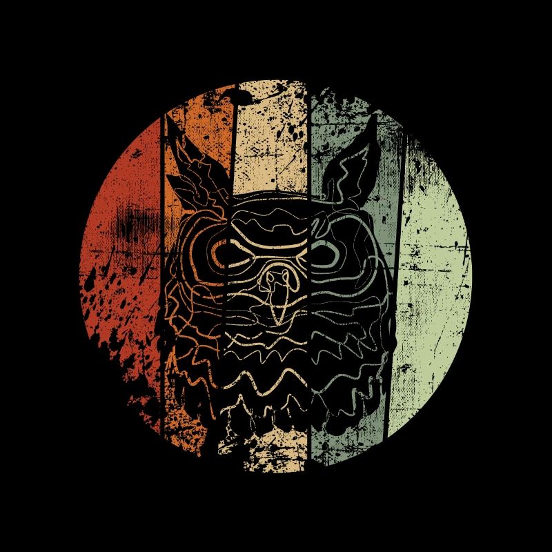 Owl eagle owl vintage