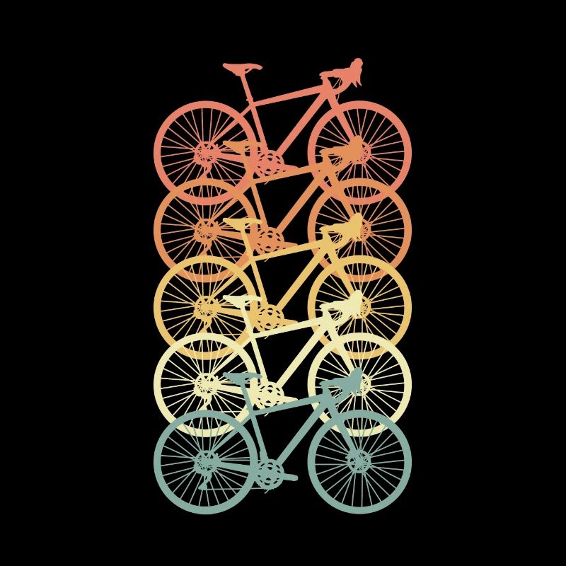 Vélo de course retro cycliste