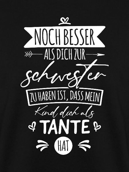 Beste Tante und Schwester