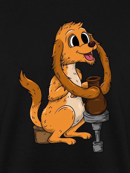 Töpfern Hund