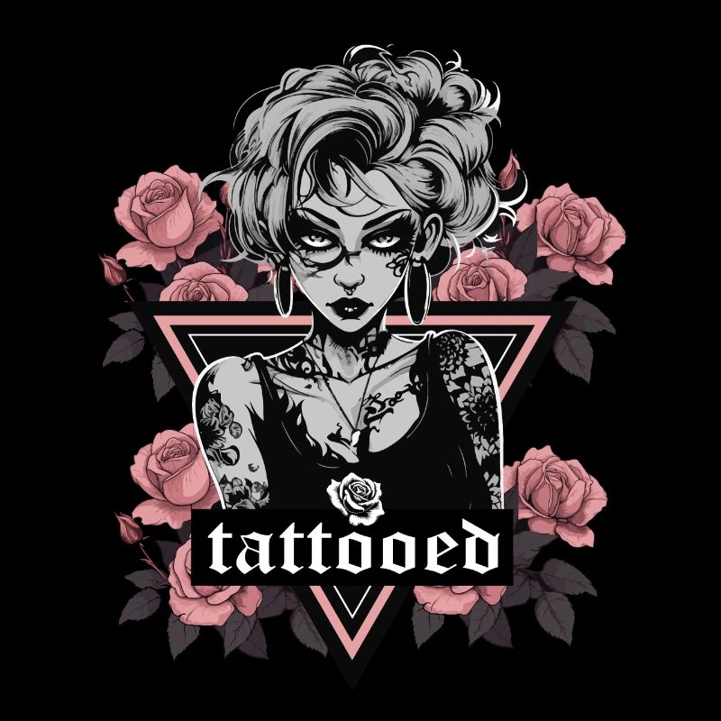 Fille tatouée