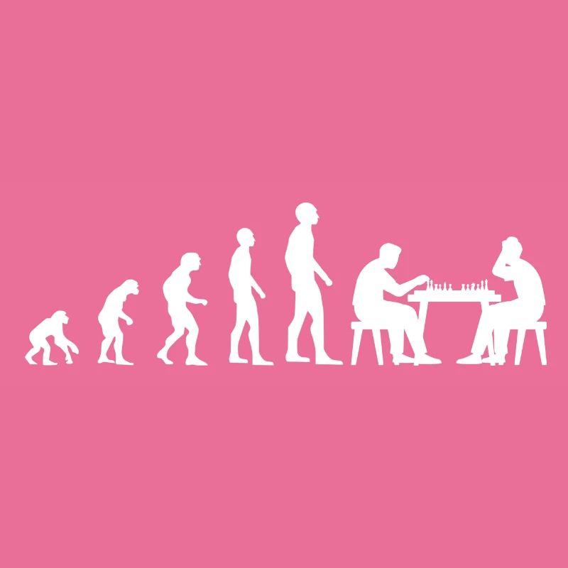 Schach Evolution Geschenk