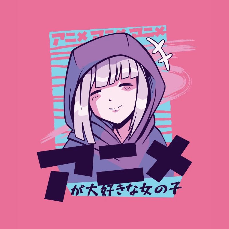 Japanisches Manga-Mädchen