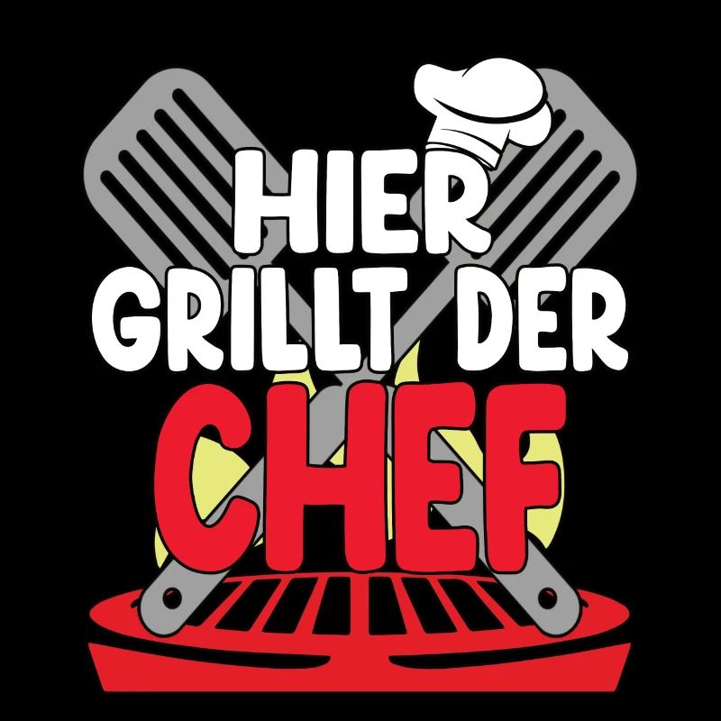 Hier Grillt Der Chef