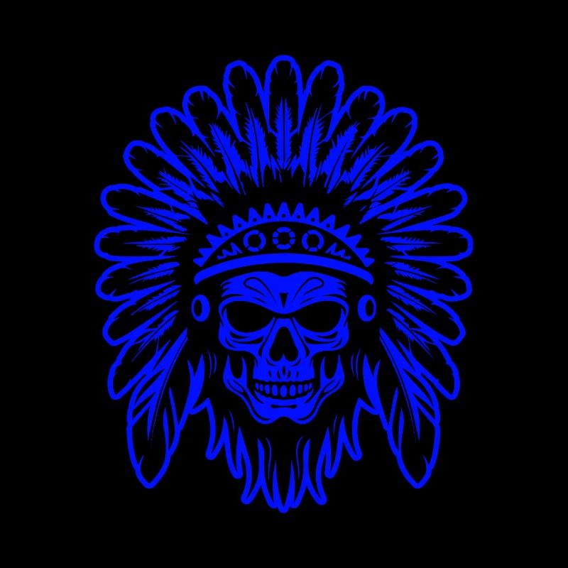 Apache Totenkopf Indianer