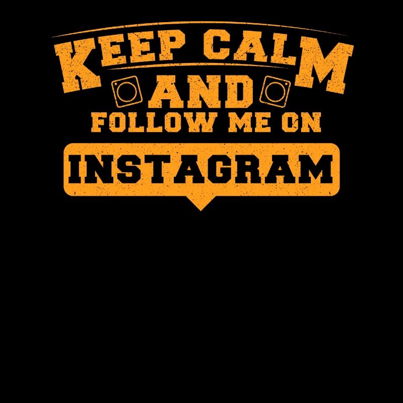 Reste calme et suis-moi sur instagram