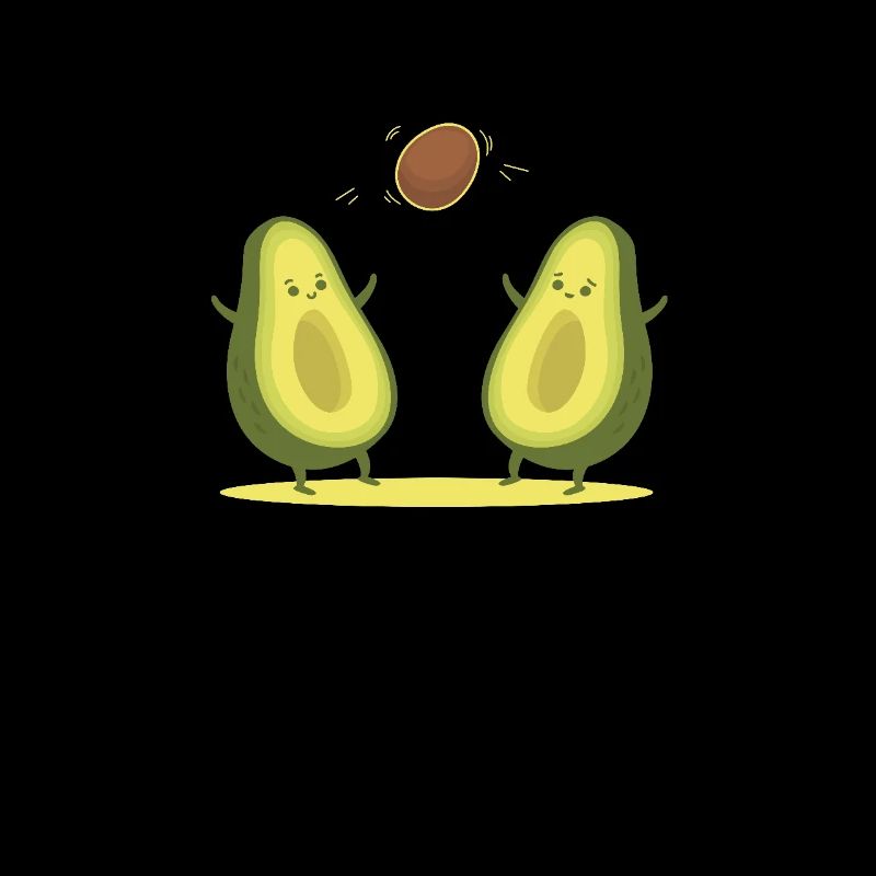 Avocado Liebe Volleyball Valentinstag Geschenk