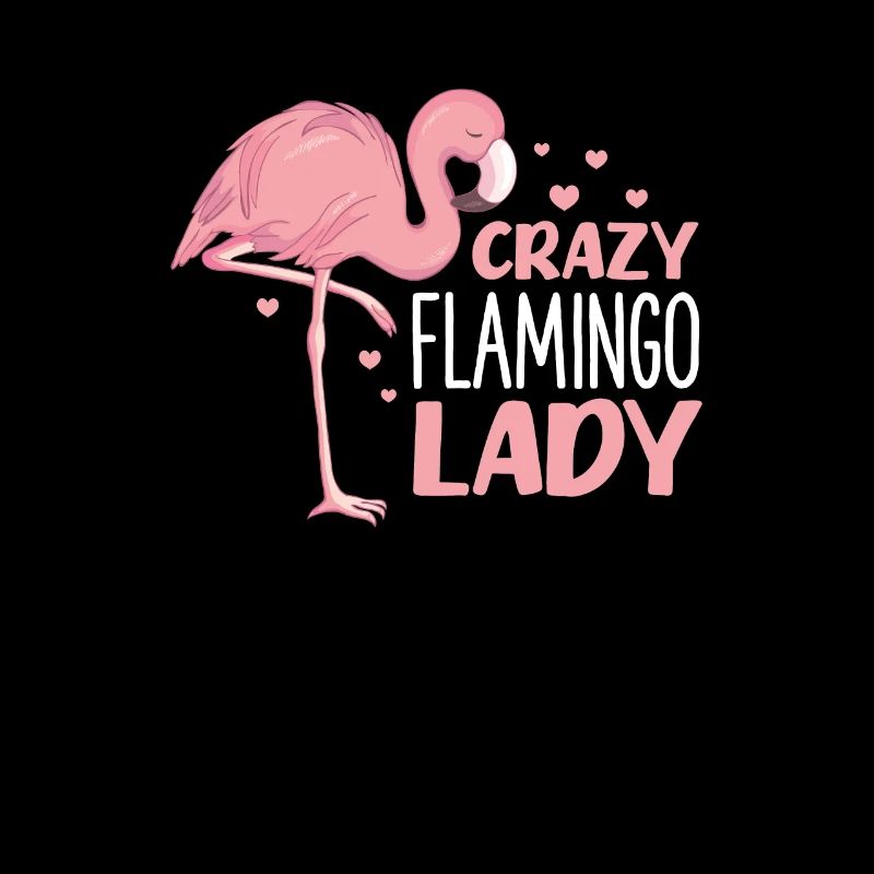 Flamingo Lady Pink Vogel Sommer Urlaub Geschenk