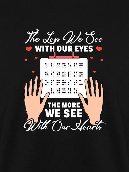 Braille Blindenschrift Blind Geschenk