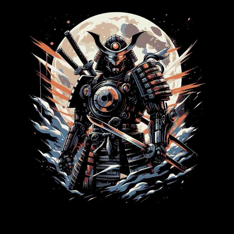 Samurai Ronin Schwertkampf Krieger Geschenk