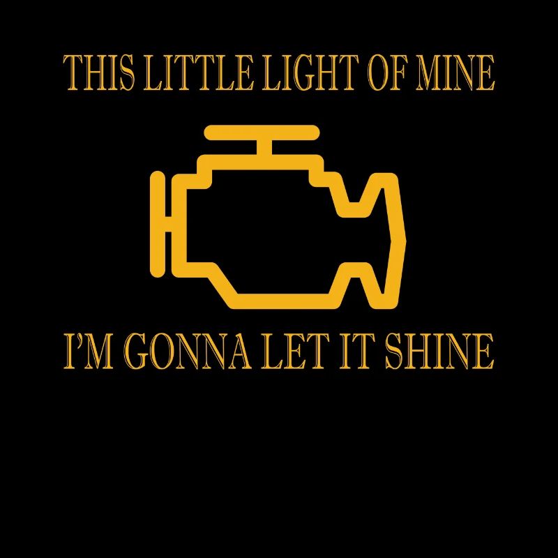 Engine warning lamp