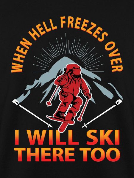 Skiing Funny saying
