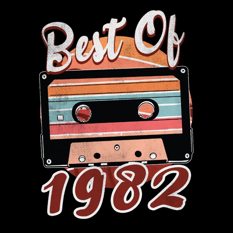 1982 Meilleure cassette Naissance 40 Born Retro