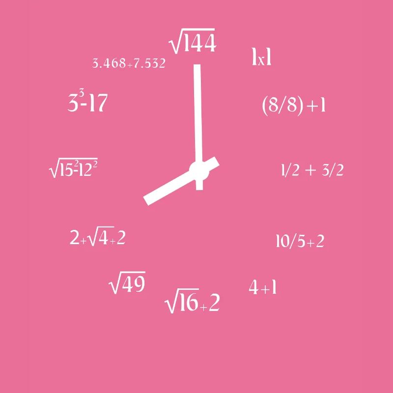 Math Meme Math Formula Equation Joke Math Clock