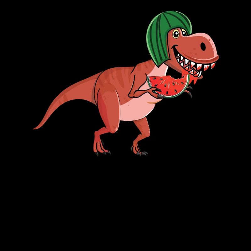 Beach 2022 Tropical Summer Watermelon Dinosaur