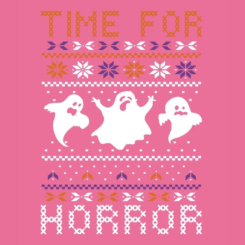Stitch Pattern Ghost Creatures Halloween